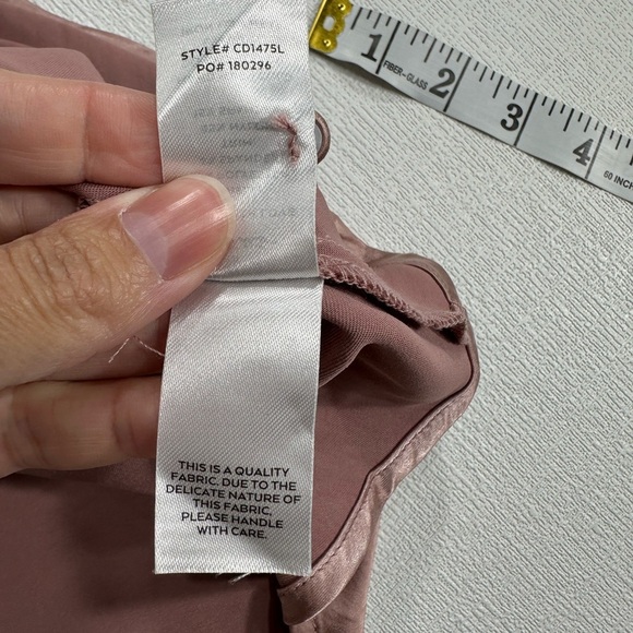 NWOT Lulus Poised Aura Dusty Mauve Satin Mock Neck backless Mini Dress size S - Picture 16 of 16
